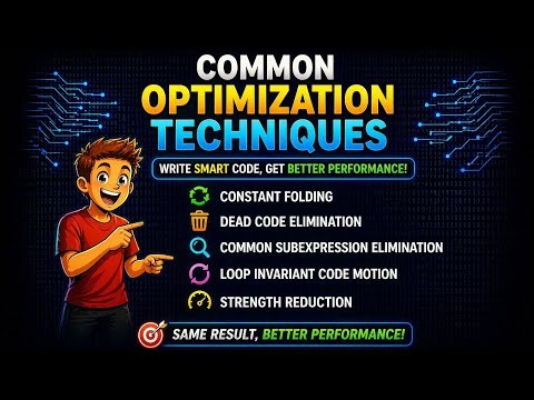 Common Optimization Techniques in Compiler Design | Code Optimization Methods Explained