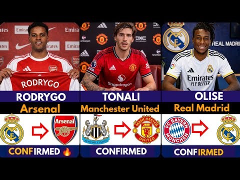 🚨DONE DEAL ? CONFIRMED TRANSFER NEWS AHEAD OF SUMMER TRANSFER WINDOW 2025, Tonali 🔥, Olise ✅️, Rodr