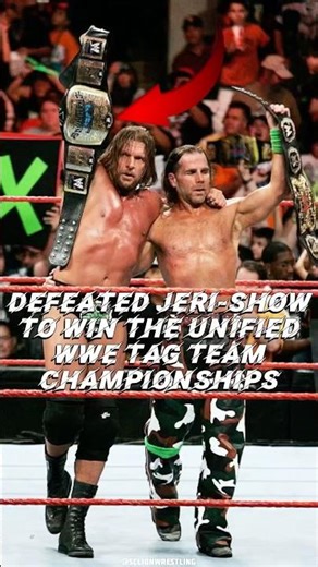 When D-Generation X Won The Unified WWE Tag Team Championships #shorts