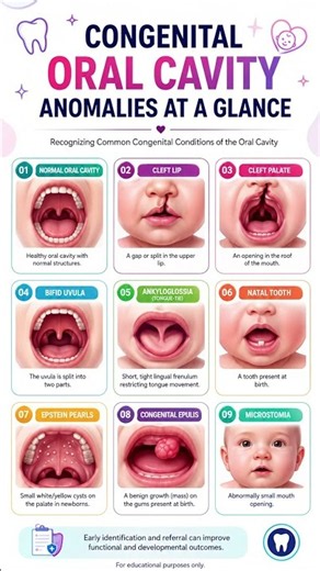 Congenital Oral Anomalies #pediatrics #nursing #medical #nursingknowledge