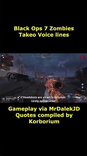 Black Ops 7 Zombies ALL Takeo Dialogue/Quotes Gameplay Showcase! BO7 Zombies Ashes of the Damned