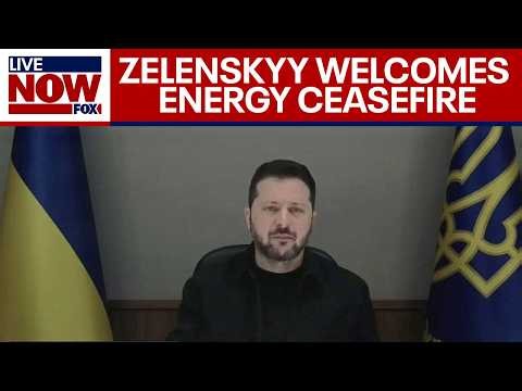 President Zelenskyy says Ukraine supports an energy ceasefire deal with Russia