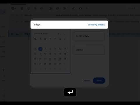 Snooze emails and add reminders using English in Gmail