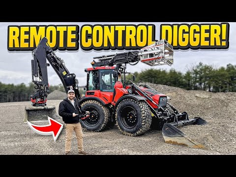 Fully REMOTE Control Digger from Sweden! 