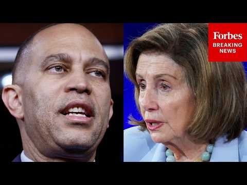 Pelosi Asked Point Blank: 'What Are Democrats Running On' Under Hakeem Jeffries?