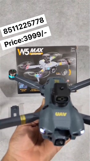 Cheap Drone Under 4000 😍 W5 Max Drone Full Review | Double Battery Deal 🔥