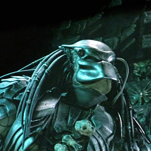 The Scarface Predator uses a spiral blade to eliminate the Alien.#cinema #movie #shorts