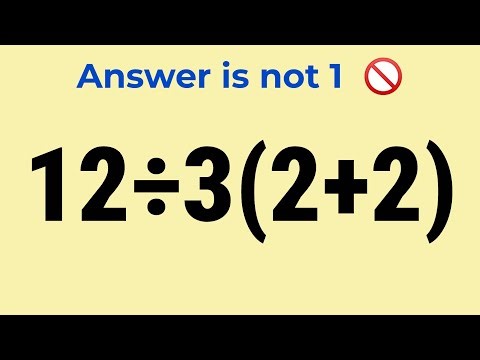 Can You Solve This Simple Math Problem ?