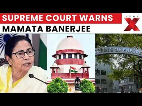 SC Slams Mamata: Supreme Court Flags Concern Over Interference in Ongoing Investigation Process