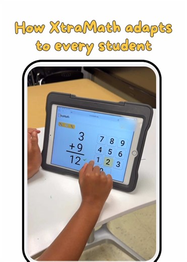 XtraMath adapts practice to meet students where they are, challenging them enough to grow, without making it too easy or too overwhelming. Because personalized practice makes a difference. ✨