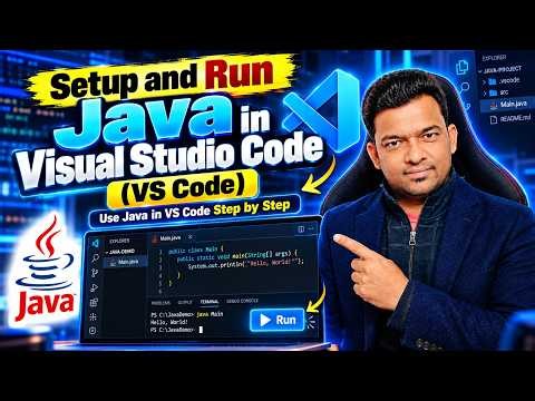 How to Setup Java in VS Code [Updated 2026] | Run Java in VS Code | Java Guides