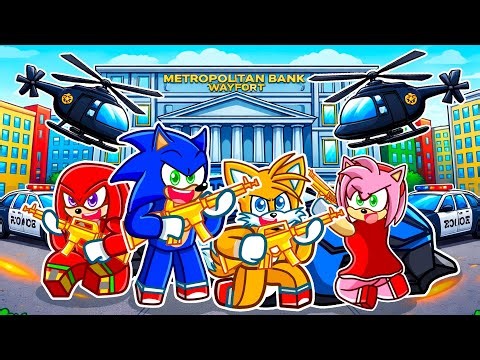 Sonic Plays The NEW Driving Empire BANK HEIST UPDATE...