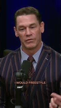 Why John Cena wears his iconic jorts in the WWE ring. #podcast #comedy