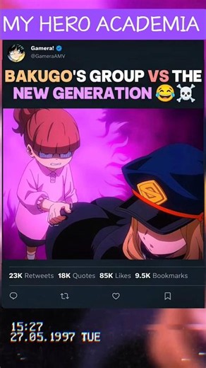 BAKUGO's Group VS the NEW GENERATION 🤣😱 | #myheroacademia #edit #mha #amv #anime