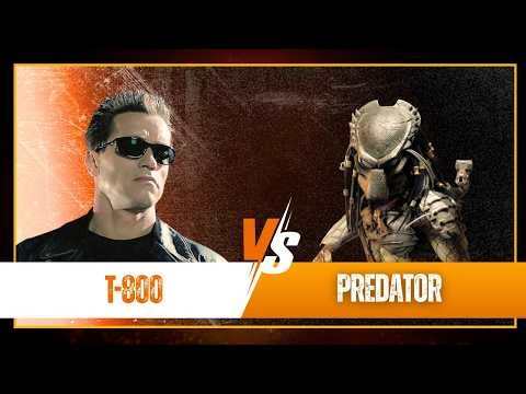 AI FIGHT SCENE [[ T-800 vs Predator ]] -【 RE-SOUND🔊】