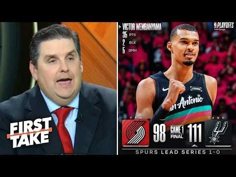 "This guy is truly a UNICORN" - Windy on Victor Wembanyama's playoff debut in Spurs win over Blazers