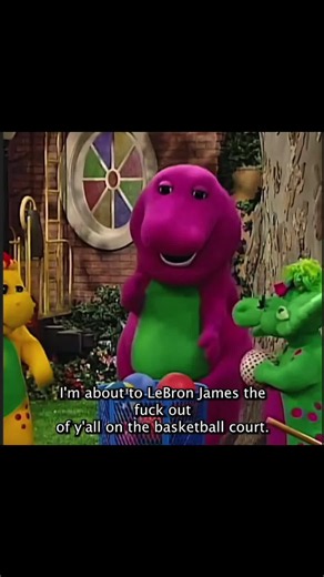 Barney finna be lebron James to the next pack pick#barney #lebron #fypシ゚viral #fyp #famous