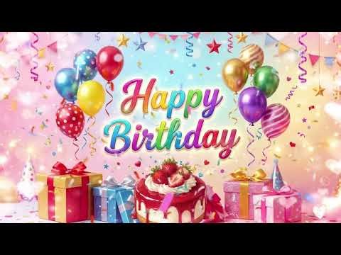 Happy Birthday Celebration Video 🎂🎉 Cake, Confetti & Heart Animation