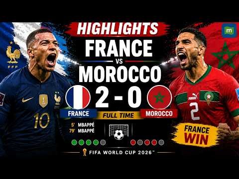 France 2-0 Morocco Highlights | Mbappé Magic Sends France Into Semi Final | FIFA World Cup 2026