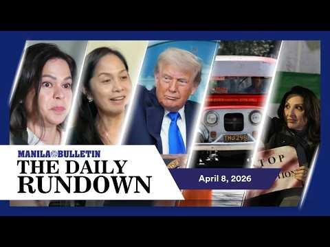 US, Iran agree to a 2-week ceasefire; DSWD readies 2nd wave of cash assistance for transport workers