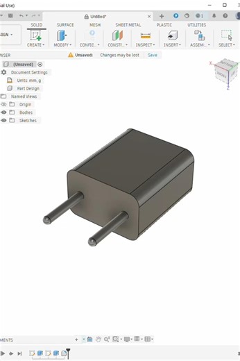 Mobile Charger Product Design in Fusion 360 | Fusion 360 Beginner Tutorial