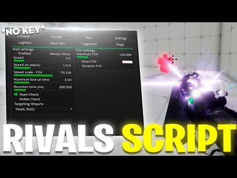 Rivals Script Gui No Key - Auto Farm, Aimbot, Skin Changer, Max Level, Farm Rank, ESP & More!