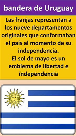 significado de la bandera de Uruguay