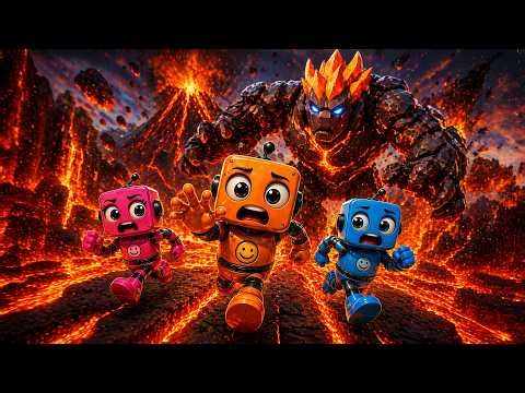 Run Rusty Run! Lava Escape + Monster Hunts 🔥 | 45 Min Adventure