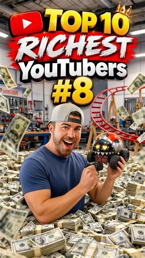 Top 10 Richest YouTubers 2026: #8 Mark Rober Made $30 Million! Ex-NASA Engineer #shorts #markrober