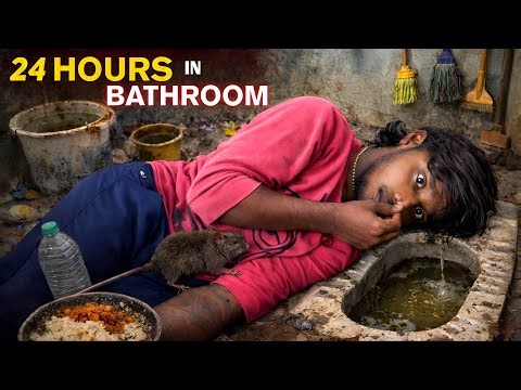 Living in Bathroom for 24 Hours, Win ₹24000 😱