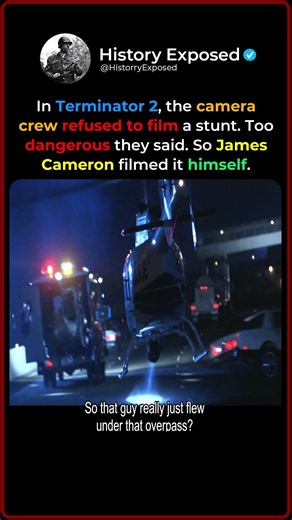 When James Cameron Filmed The Most Dangerous Shot In Terminator 2 🎬💪