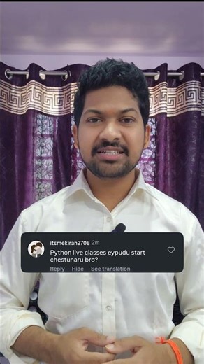 Python Basic to Advanced Classes in Telugu