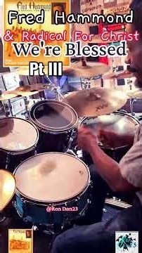 We're Blessed drumcover ‪@TheRealFredHammond‬ & Radical For Christ #90sgospel #gospel