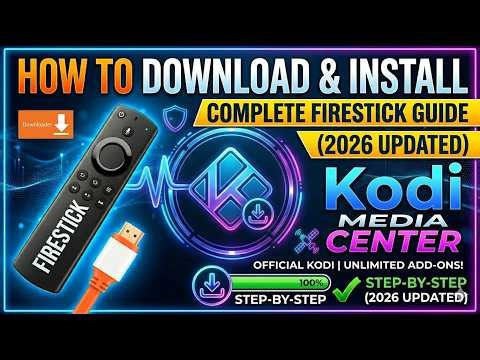 How to Install Kodi on Amazon Firestick (Step-by-Step Guide 2026)
