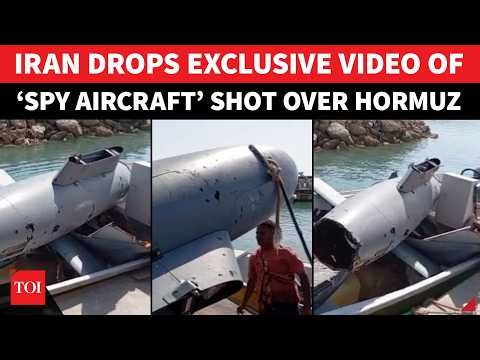 SHOCK VIDEO: Iran KILLS ‘Enemy Spy Drone’ In Dramatic Showdown Over Hormuz, First Visuals Out