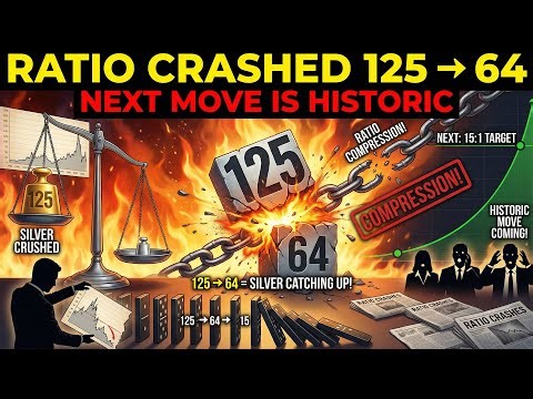 THE RATIO CRASHED FROM 125 TO 64: What Happens Next Is Historic