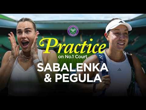 "I'm trying to stay quiet" 🤫 | Aryna Sabalenka and Jessica Pegula on No.1 Court | Mic'd Up 🎤