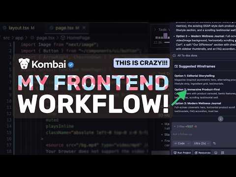 My AI Frontend Workflow: This is the EASIEST WORKFLOW to BUILD AMAZING UIs with AI!