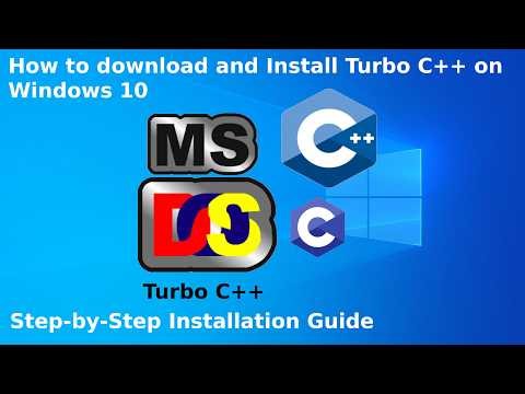 How to download and Install Turbo C++ on Windows 10