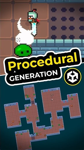 Procedurally generating 2D dungeons in Unity!