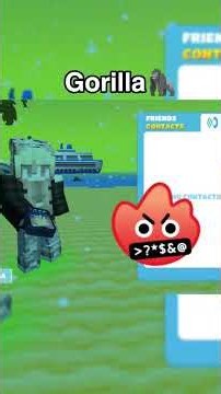 Gorilla to Army #School party mine craft gemin video 🦍😂