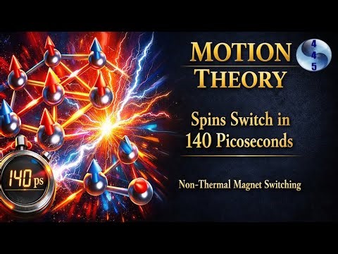 Motion Theory AI - Scientists Watch Spins Switch in 140 Trillionths of a Second