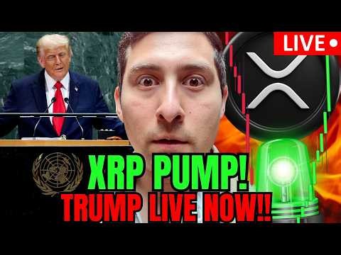 XRP PUMP YES!!! TRUMP SPEAKS LIVE NOW