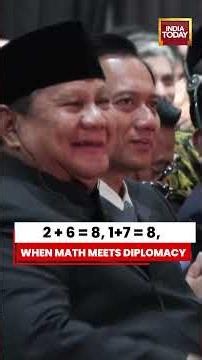 Watch: Modi's '2+6, 1+7' Number Game Steals The Show In Jakarta | When Diplomacy Meets Maths |#viral