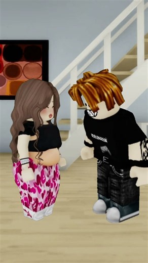 Bacon Hair blows off a girl's belly in Roblox