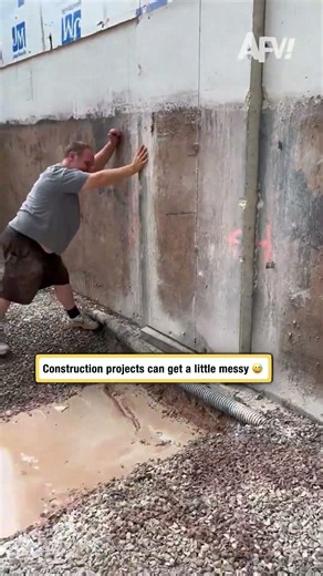 Construction projects can get a little messy 😅