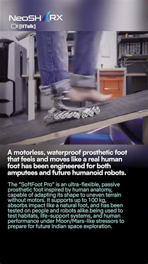 SoftFoot Pro has also been tested with unilateral lower-limb amputees in clinical collaborations
