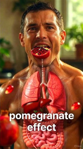 What If You Eat a POMEGRANATE 🍅 #sciencefiction #stemlearning # #shorts #health #healthcare