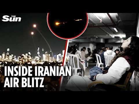 First person footage reveals terrifying reality for Israelis fleeing a deadly Iranian missile blitz