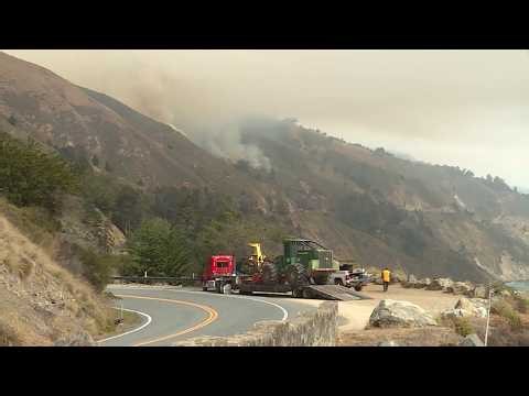 California fire crews make progress in mass timber fire